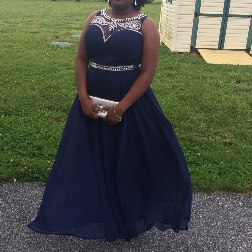 Navy Prom Dress